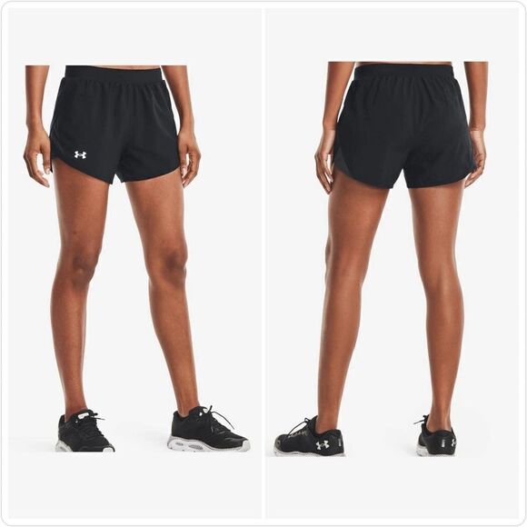 Under Armour Fly-By 2.0 Shorts Loose Fit Black sz S - Picture 1 of 12
